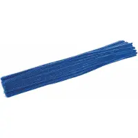 Colorations Kleuren - blauwe chenilledraad, 100 stuks.