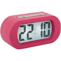 Karlsson Gummy Wekker | 14x7x5cm | Bright roze
