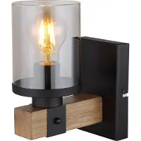 Globo Houten Wandlamp Lila