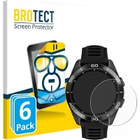 BROTECT - Screenprotector voor Tissot T-Touch Connect Sport 2023 - Folie Beschermfolie transparant 6 Stuks
