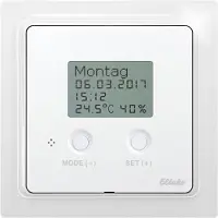 Eltako BUTH55ED/12V DC-wg Busschakelklok thermohygrostaat Opbouw (op muur)