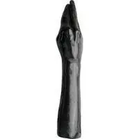 All Black Zwarte realistische fisting dildo - Fist Dildo - Fisting - Fist Hand