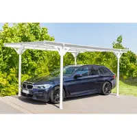 Westmann Aluminium carport met plat dak helsinki - 503x305x232cm
