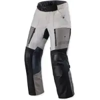 REV'IT! Sand 5 H2O, waterdichte stoffen broek ,Grijs/Zwart ,Kort XL