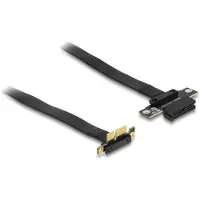 DeLOCK Riser Card PCI Express x1 male 90° angled to x1 slot with cable 30 cm