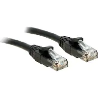Lindy UTP Category 6 Rigid Network Cable 48076 Red Black 50 cm 5 cm 1 Unit