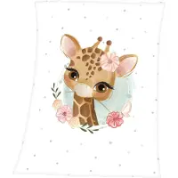 Baby Best Microvezel fleece deken Giraffe 75 x 100 cm