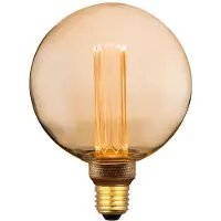 Eglo Ledfilamentlamp Globe - Amber - D12,5cm - Dimbaar - Warm Wit - E27 - 9w