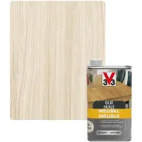 3v3 V33 Olie Meubel Deco wit mat - 0,5 L