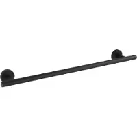 Wenko Handdoekhouder Bosio Uno RVS zwart mat 60cm breed - Handdoekrek - Handdoekenrek - Handdoekstang