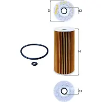 MAHLE ORIGINAL Oliefilter OX 201D