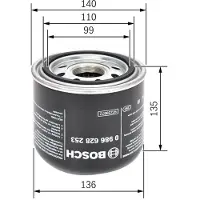 Bosch 0 986 628 253 Luchtdrogersysteem, pneumatisch systeem