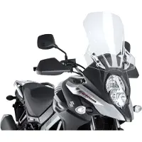 Puig transparante ruit voor touringfietsen, afmetingen 440x445 mm, geschikt voor Suzuki