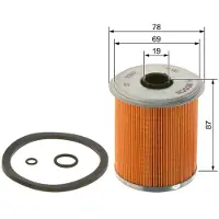 Bosch F 026 402 521 Brandstoffilter