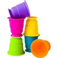 Tomy Jeu d'éveil Suction Kupz 6 gobelets ventouse
