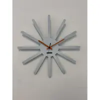 Mosa MOSACLOCK * ETOILE BLANC ** Wandklok Modern Industrieel Design **