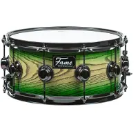 Fame Fortress Snare 14"x6,5" Green Burst - Snare drum