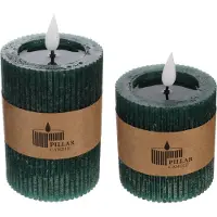 Packlinq LED Pillar kaars Ø7 h. 10 cm goud (1 st)