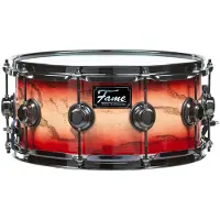 Fame Fortress Snare 14"x6,5" Red Burst - Snaredrum