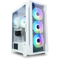 Zalman I3 NEO TG WHITE computerbehuizing Midi Tower Wit