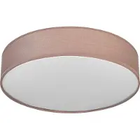 Ledvance Plafondlamp Orbis Paris, dimbaar, bruin / roest, Woon-/ Eetkamer, Textiel / Stof / Zijde, plafondlamp