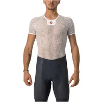 Castelli CORE MESH Base Layer Korte Mouwen Wit || Maat: L/XL