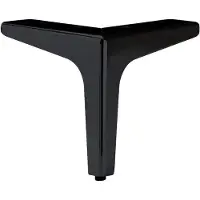 Furniture Legs Europe Stalen meubelpoot zwart hoek 13,5 bij 13,5 cm en hoogte 15 cm