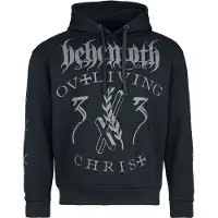 Behemoth Trui met capuchon - Living Christ Silver - S tot L - voor Mannen - zwart - Maat M