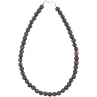 Behave – Houten kralenketting – Nikkelvrij – 50 cm – Geschenkzakje