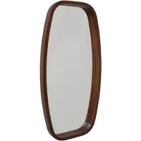 Fragix Wandspiegel Eva 40x80 Donker bruin hout