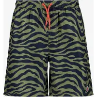 Osaga heren zwemshort zebraprint groen zwart maat XL