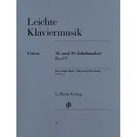 Henle Verlag Leichte Klaviermuziek Bd. 1 - 18. en 19. Jahrhenert - Songboek voor toetsinstrumenten