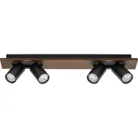 Ledvance Plafondspot | Mercury | 2700K | Zwart | 4x 3.4W