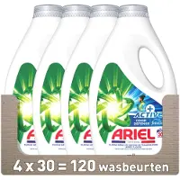 Ariel 4x Vloeibaar Wasmiddel +actieve Odor Defense 30 Wasbeurten 1,35 Liter