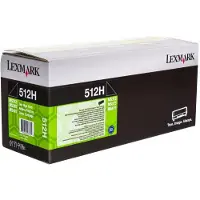 Lexmark 51F2H00 (512H) Toner Zwart Hoge capaciteit