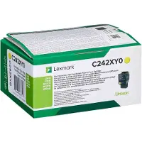 Lexmark Toner C242XY0 Geel Extra hoge capaciteit