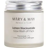 MARY & MAY Lemon Niacinamide Glow Wash Off Pack - 125 g