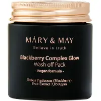 MARY & MAY Blackberry Complex Glow Wash Off Pack - 125 g