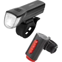 Fischer Accu fietsverlichting Twin 360 graden verlichting voorlicht en achterlicht