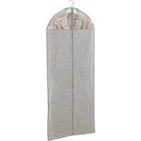 Wenko Kledinghoes Balance taupe 150x60cm - Kledingzak - Kledingopberger lang model - Met rits en kijkvenster - Mooi, stevig en handig