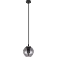 Eglo Ariscani, zwart, transparant, zwart, transparant, glas, staal, zwart, voor binnen, IP20