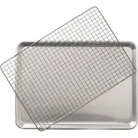 Nordic Ware Bakplaat Met Rooster 45x32 Cm - Bakplaten Staal Aluminium - 43172