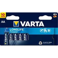 Varta Longlife Power AA - Alkaline Batterijen - Plastic Vrije Verpakking 400 Stuks