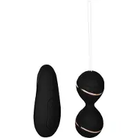Rimba - Ibiza - Vibrator Set - Clitoris Vibrator En Vibrerend Eitje - Zwart