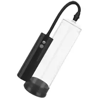 Pumped - Extreme Power oplaadbare automatische Penispomp - transparant