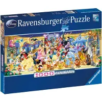 Ravensburger Disney Groepsfoto - Panorama Puzzel (1000)