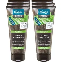 Kneipp 6x douchegel Men 200ml Startklaar Lemongrass Guarana
