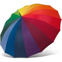 Happy Rain Paraplu Happy Rain Golf 75/16 Rainbow