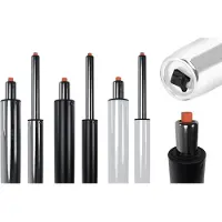 CLP gasveer voor bureaustoelen | Kleur: chroom, afmetingen: Ø 5 cm, lengte: 295-435 mm