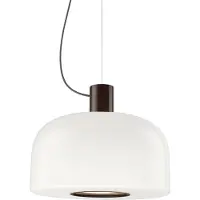 Flos Glazen hanglamp Bellhop Glass S2, dimbaar, wit / opaal, Woon-/ Eetkamer, Glas, hanglamp